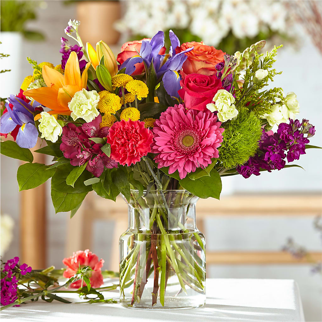Bold & Bright – A Florist Original – Lynchburg Leo Wood Florist, Lynchburg VA