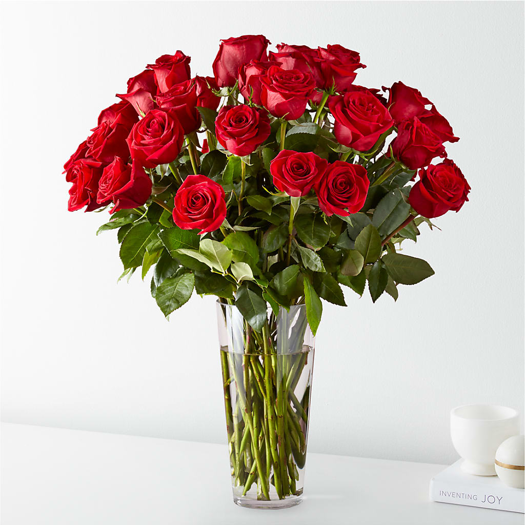 Long Stem Red Rose Bouquet – Lynchburg Leo Wood Florist, Lynchburg VA
