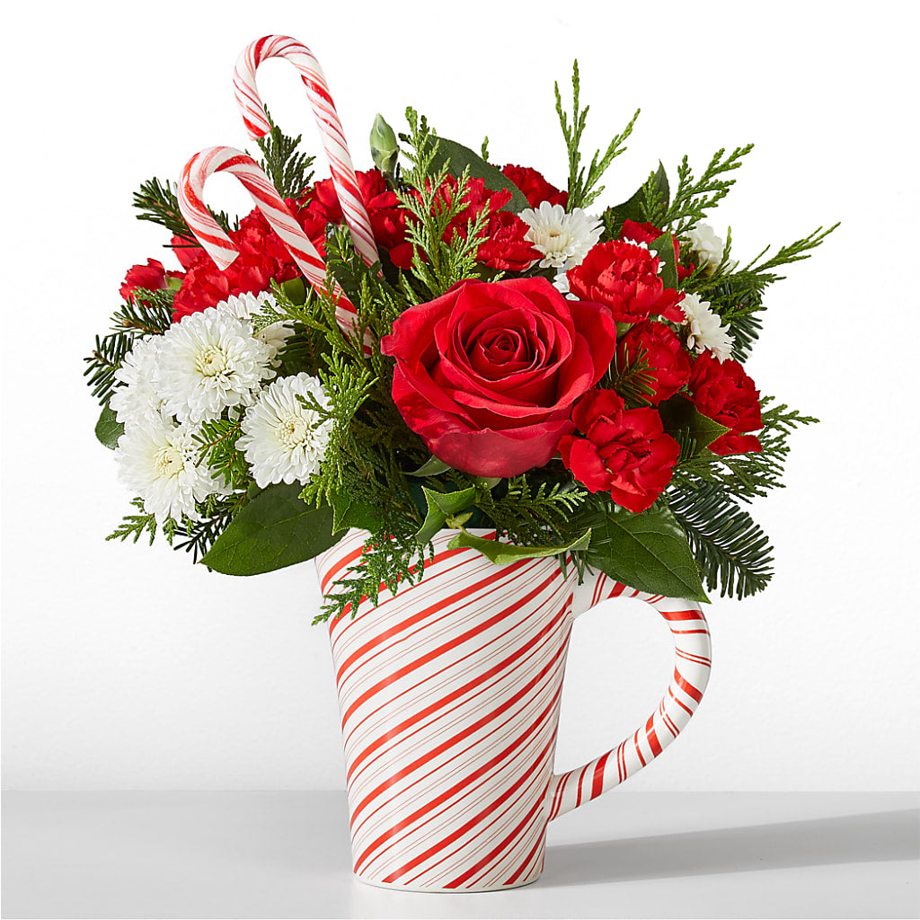 Peppermint Swirl Mug – Lynchburg Leo Wood Florist, Lynchburg VA