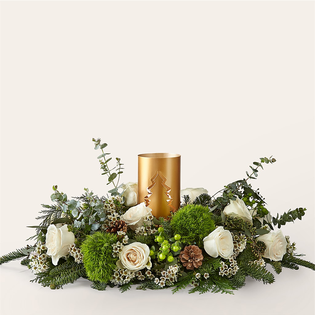 Chestnuts Roasting Centerpiece – Lynchburg Leo Wood Florist, Lynchburg VA