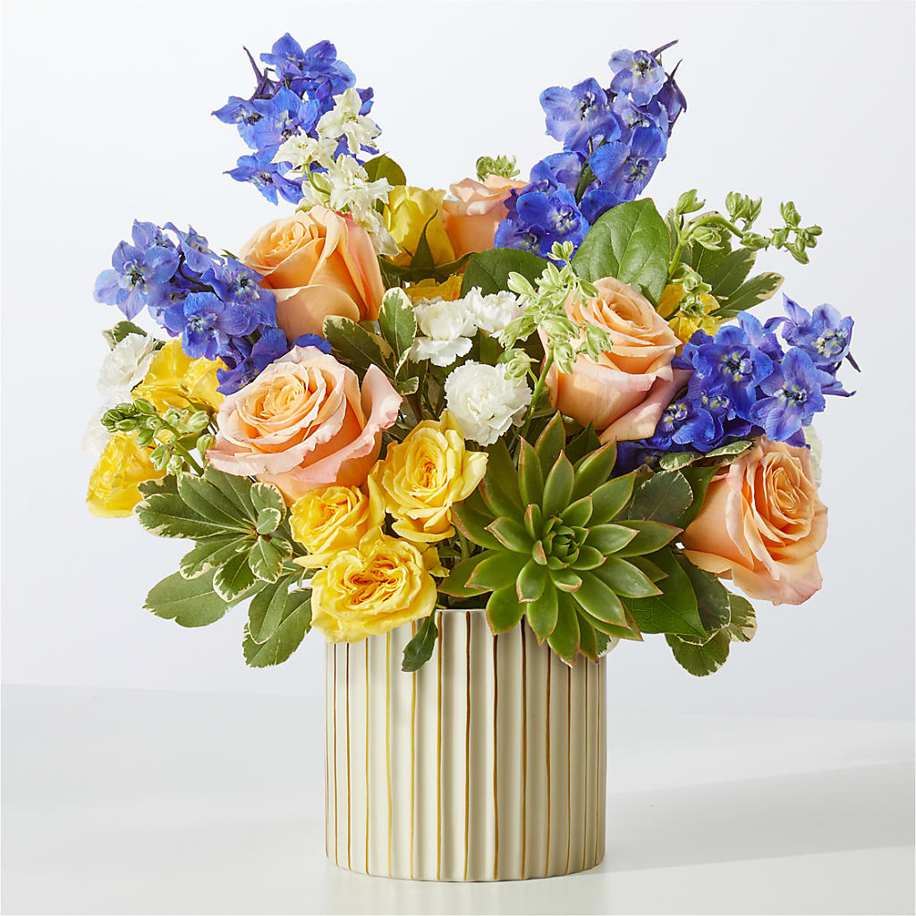 Cobalt Reverie Bouquet – Lynchburg Leo Wood Florist, Lynchburg VA