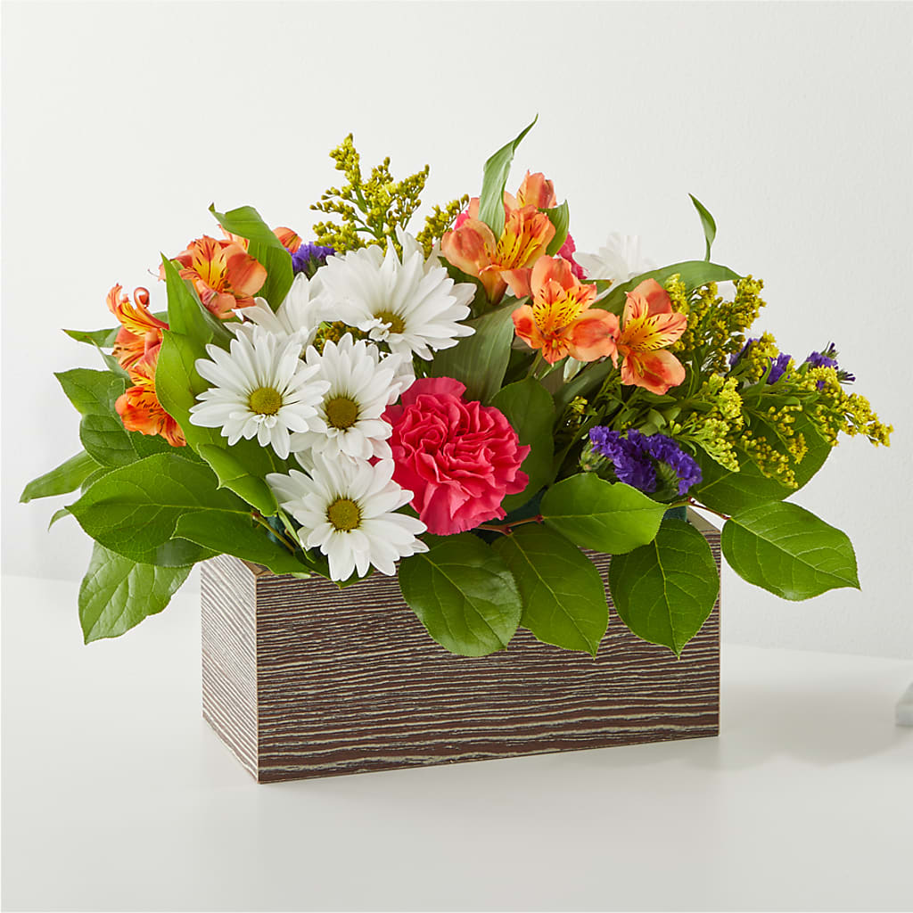 Oopsie Daisy Box Bouquet – Lynchburg Leo Wood Florist, Lynchburg VA