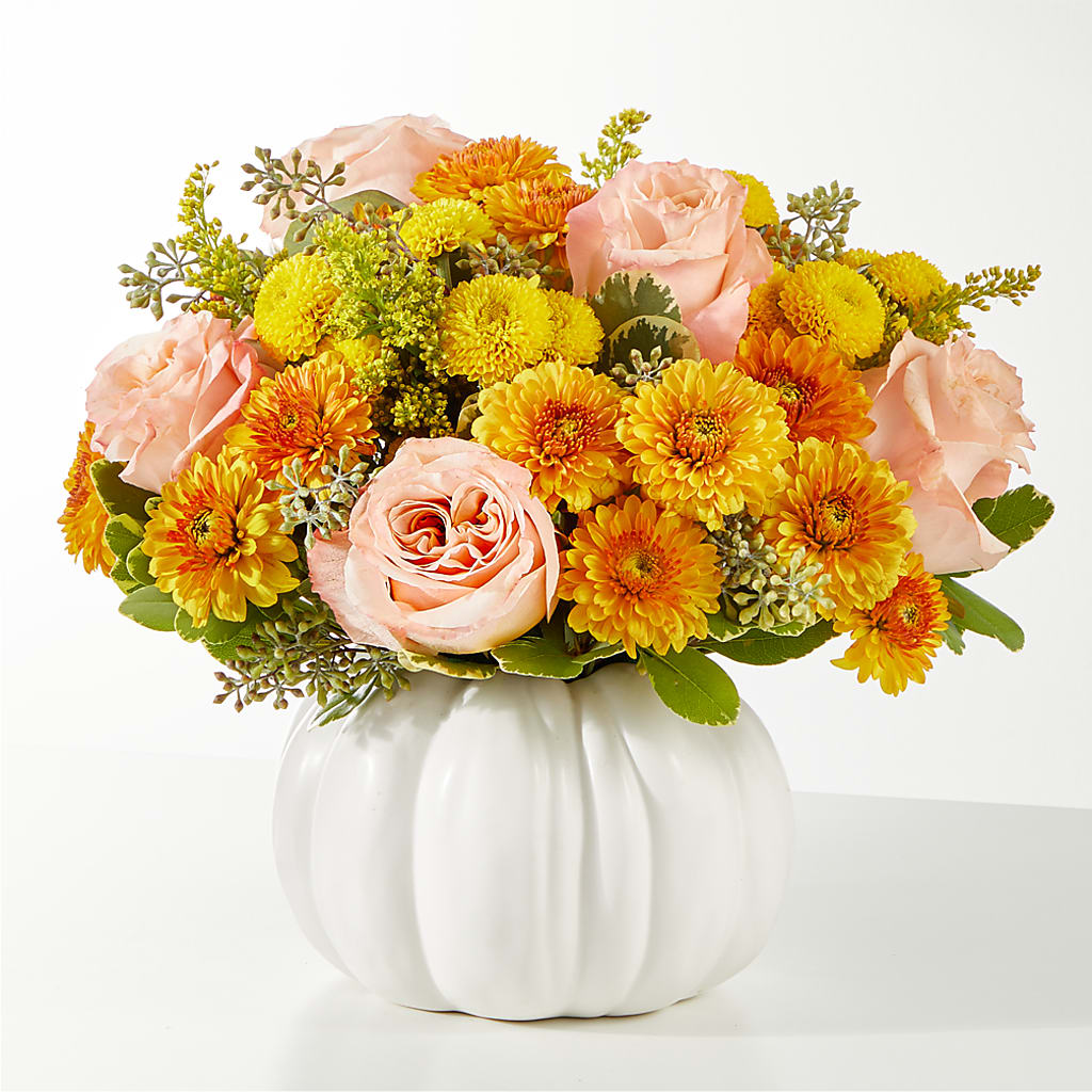 Peachy Pumpkin – Lynchburg Leo Wood Florist, Lynchburg VA
