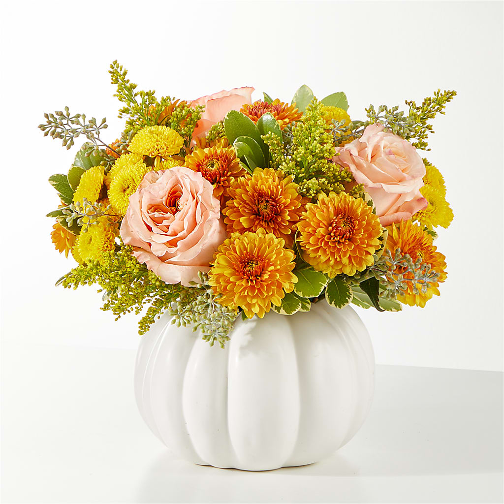 Peachy Pumpkin – Lynchburg Leo Wood Florist, Lynchburg VA