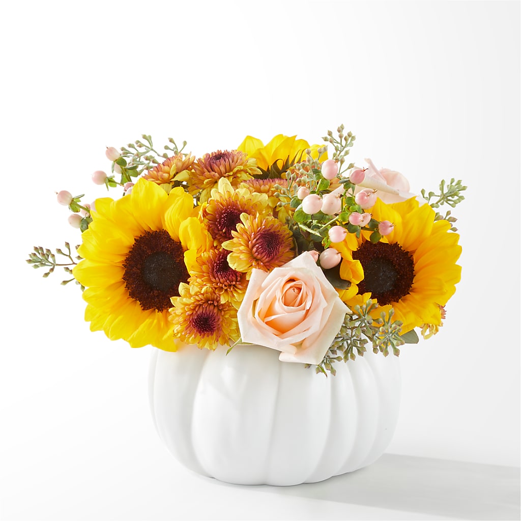 Pumpkin to Talk About Bouquet – Lynchburg Leo Wood Florist, Lynchburg VA
