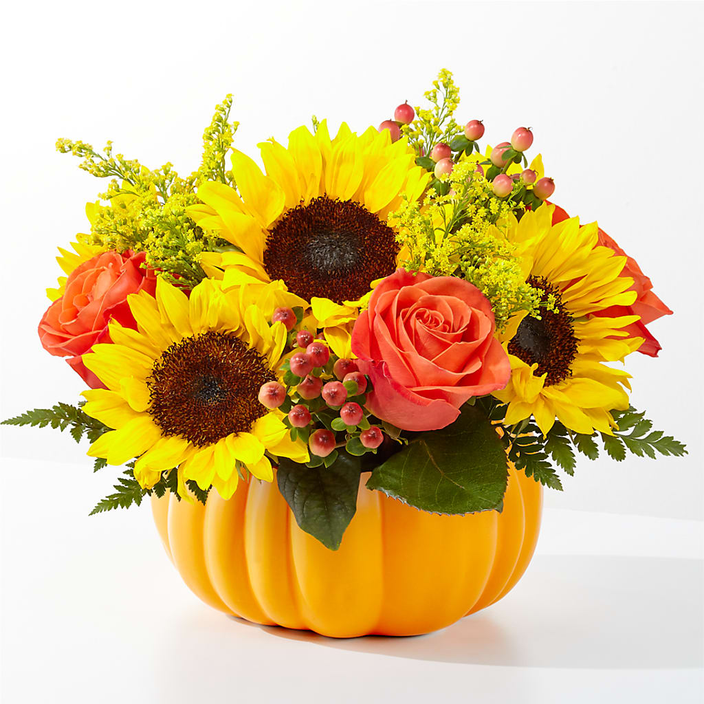 Pick of the Patch Pumpkin Bouquet – Lynchburg Leo Wood Florist, Lynchburg VA