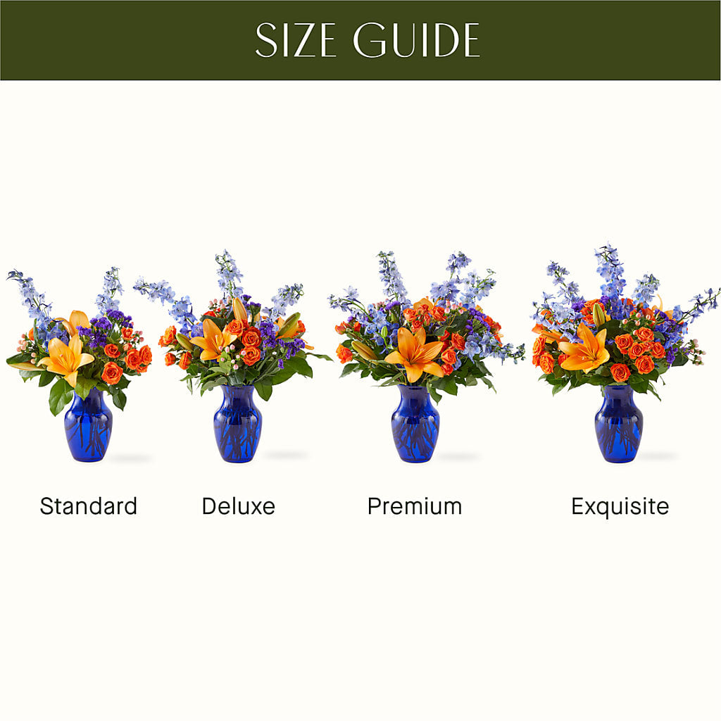 Radiant Citrus Bouquet – Lynchburg Leo Wood Florist, Lynchburg VA
