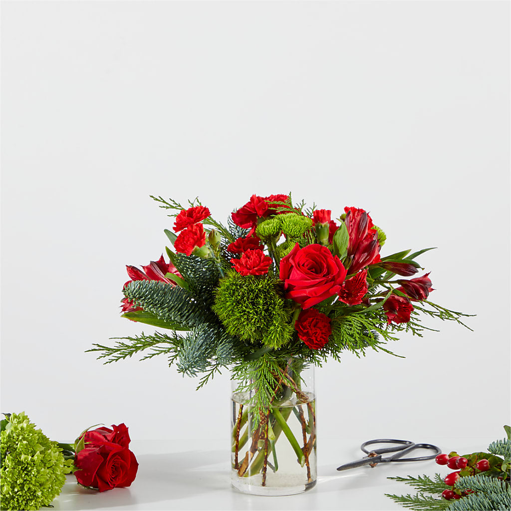 Merry Moment Bouquet – A Florist Original – Lynchburg Leo Wood Florist, Lynchburg VA