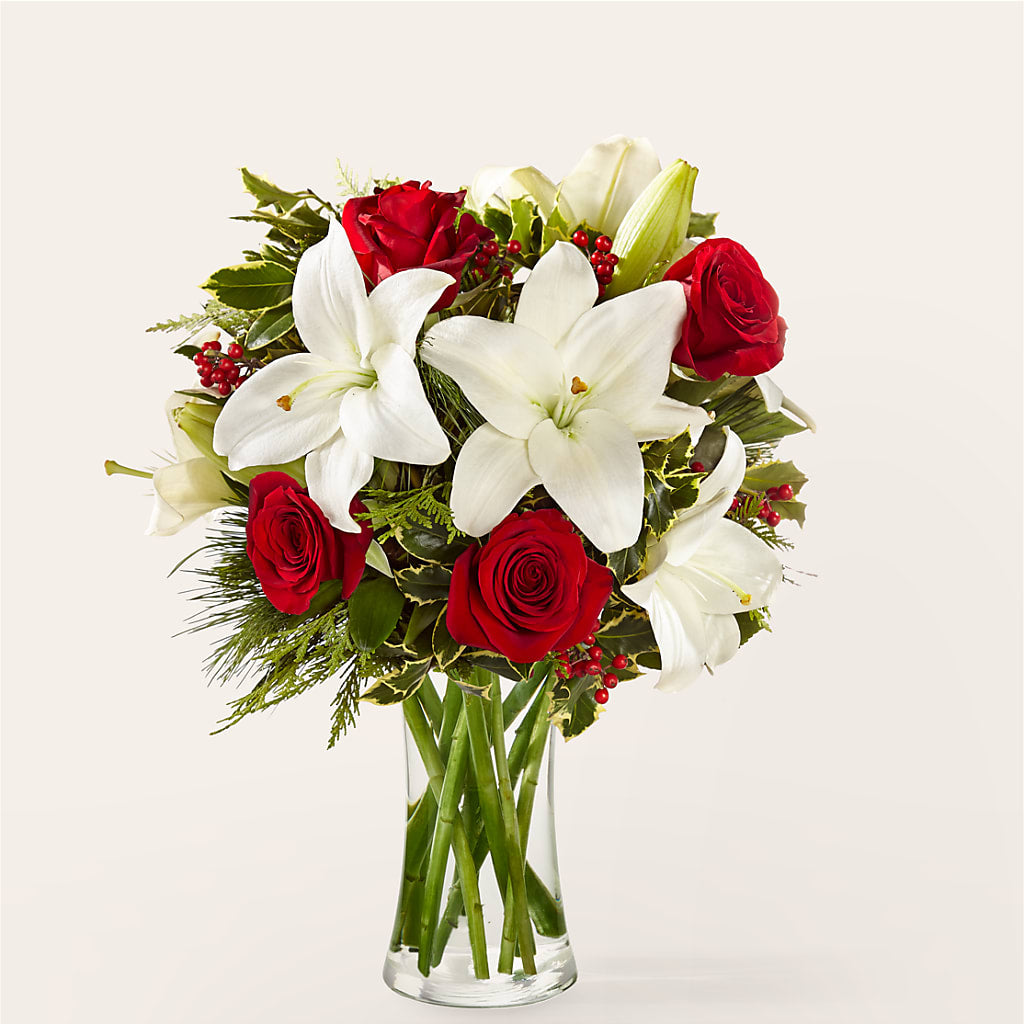 Sparkling Snowflakes Bouquet – Lynchburg Leo Wood Florist, Lynchburg VA