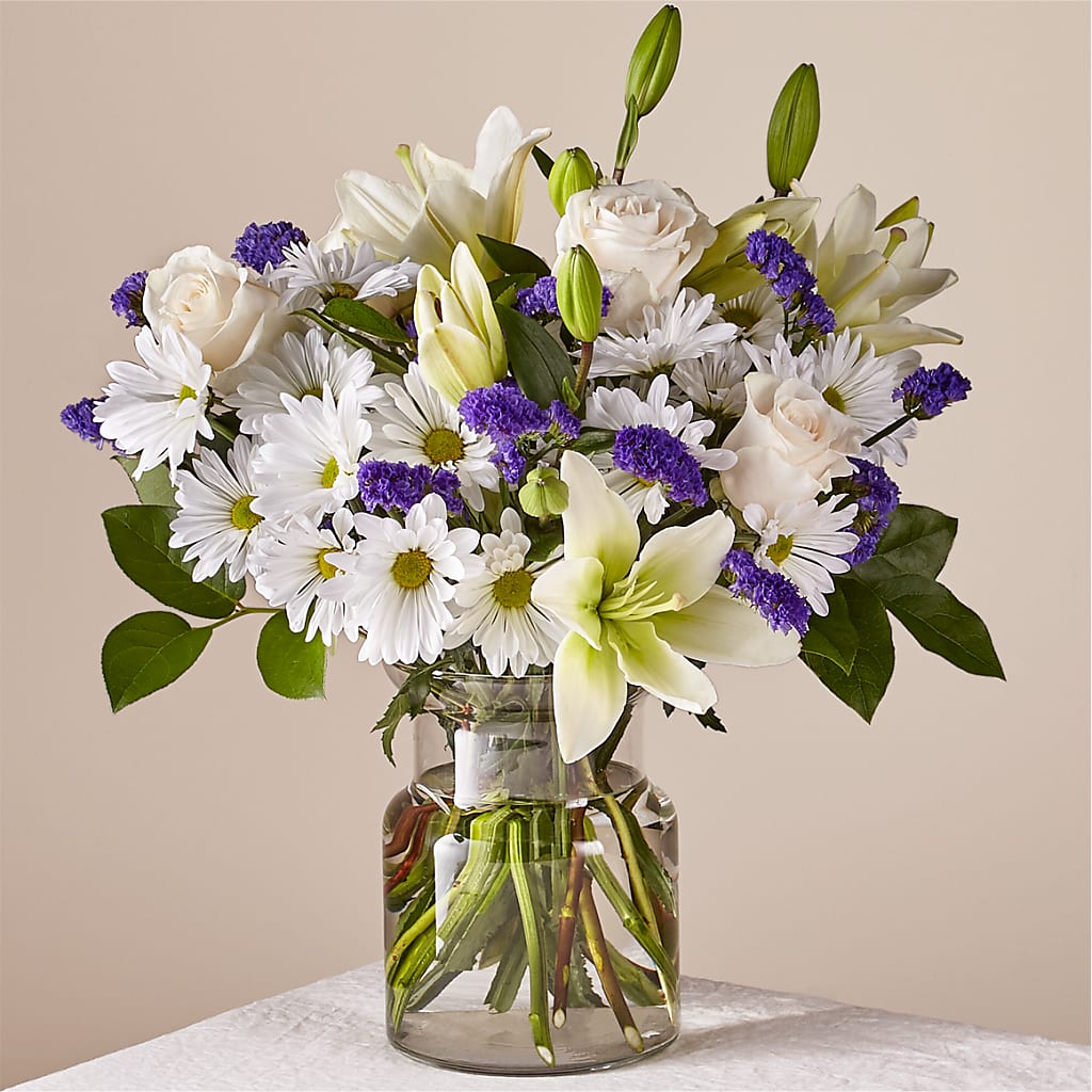 Beyond Blue Bouquet – Lynchburg Leo Wood Florist, Lynchburg VA