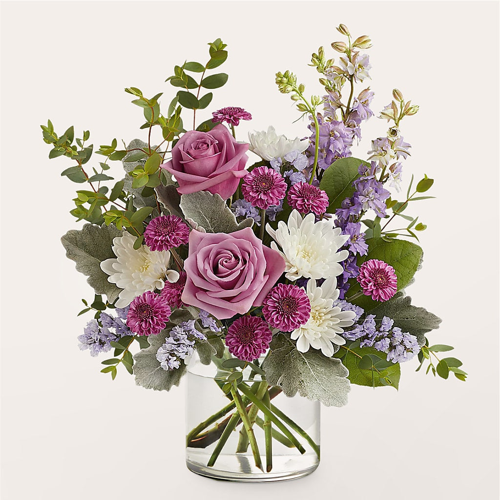 Violet Frost Bouquet – Lynchburg Leo Wood Florist, Lynchburg VA