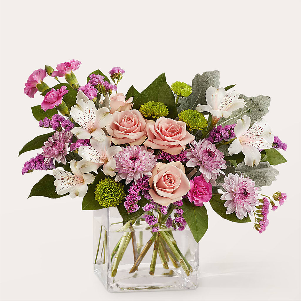 Pink Suede Bouquet – Lynchburg Leo Wood Florist, Lynchburg VA