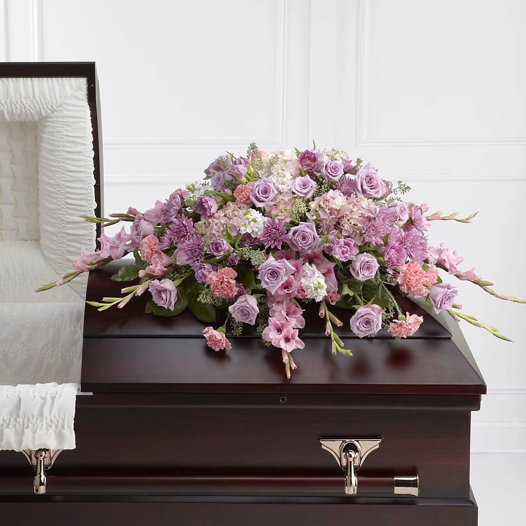 Immorata Casket Spray – Lynchburg Leo Wood Florist, Lynchburg VA