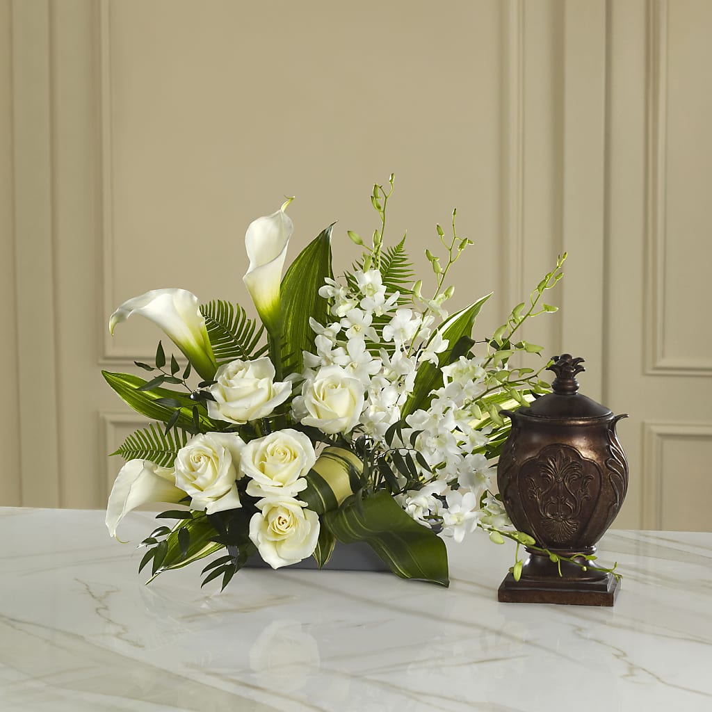 At Peace Arrangement – Lynchburg Leo Wood Florist, Lynchburg VA
