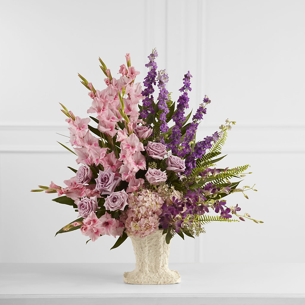 Flowing Garden Arrangement – Lynchburg Leo Wood Florist, Lynchburg VA
