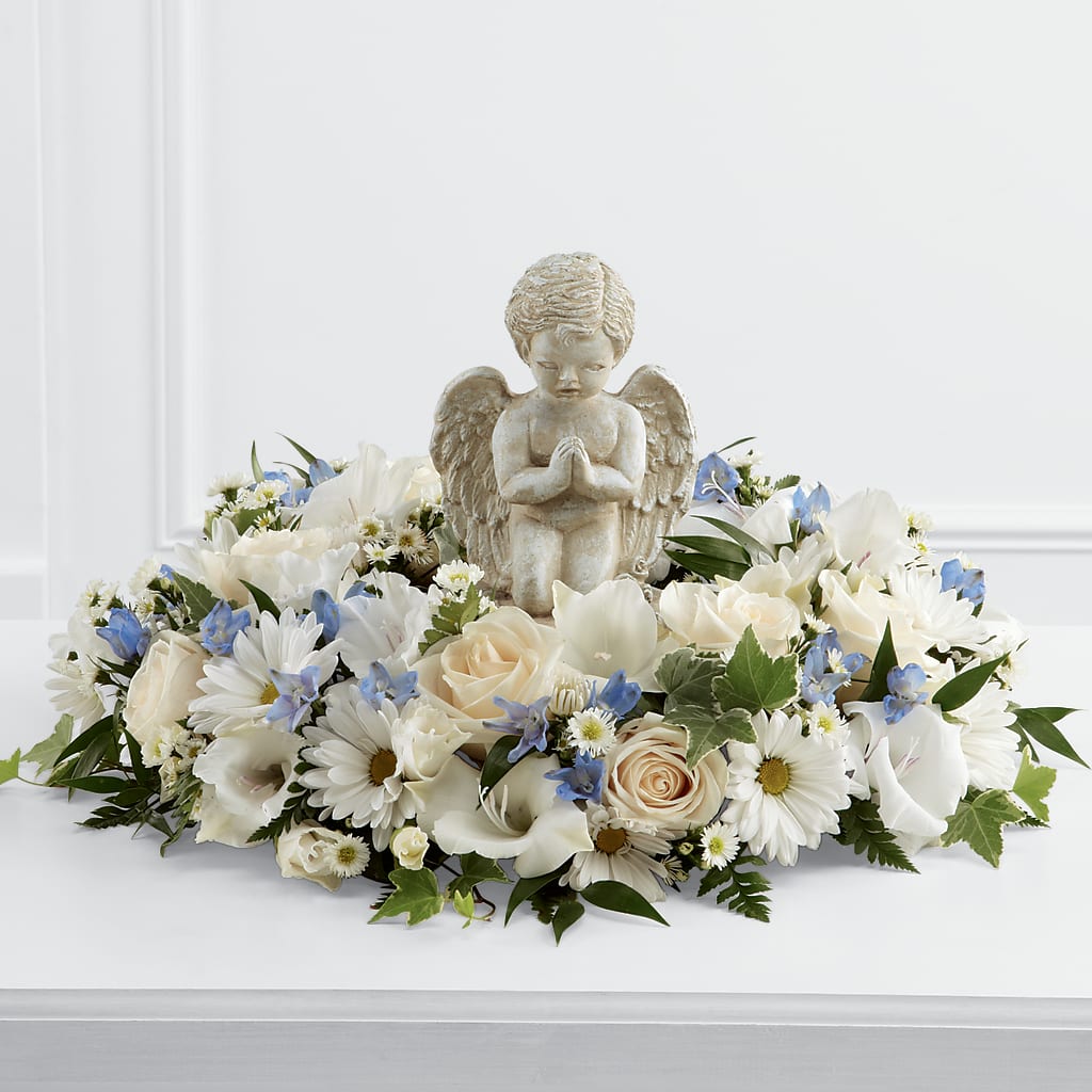 Little Angel Ring of Flowers – Lynchburg Leo Wood Florist, Lynchburg VA