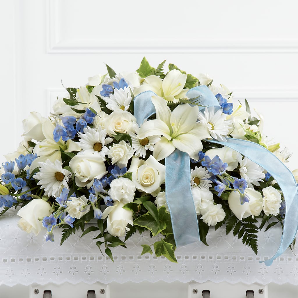 Tender Treasure Casket Spray – Lynchburg Leo Wood Florist, Lynchburg VA