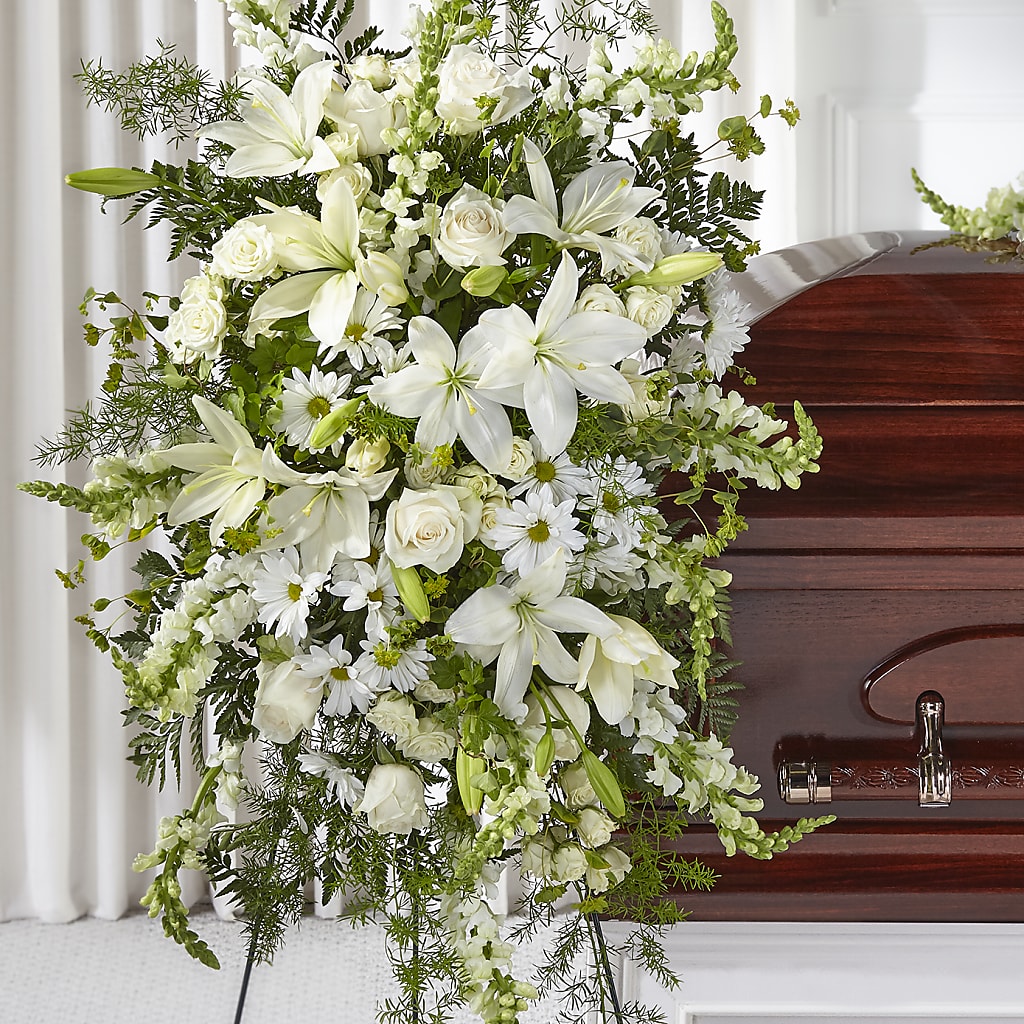 Loving Thoughts Standing Spray – Lynchburg Leo Wood Florist, Lynchburg VA