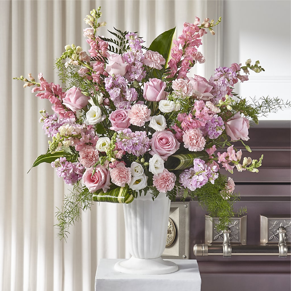 Divine Comfort Arrangement – Lynchburg Leo Wood Florist, Lynchburg VA