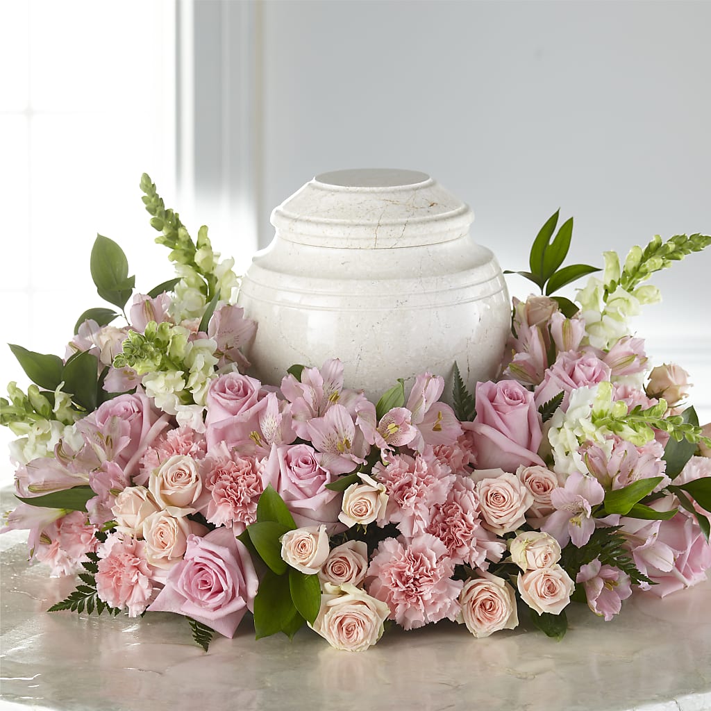 Blooms of Hope Cremation Adornment – Lynchburg Leo Wood Florist, Lynchburg VA