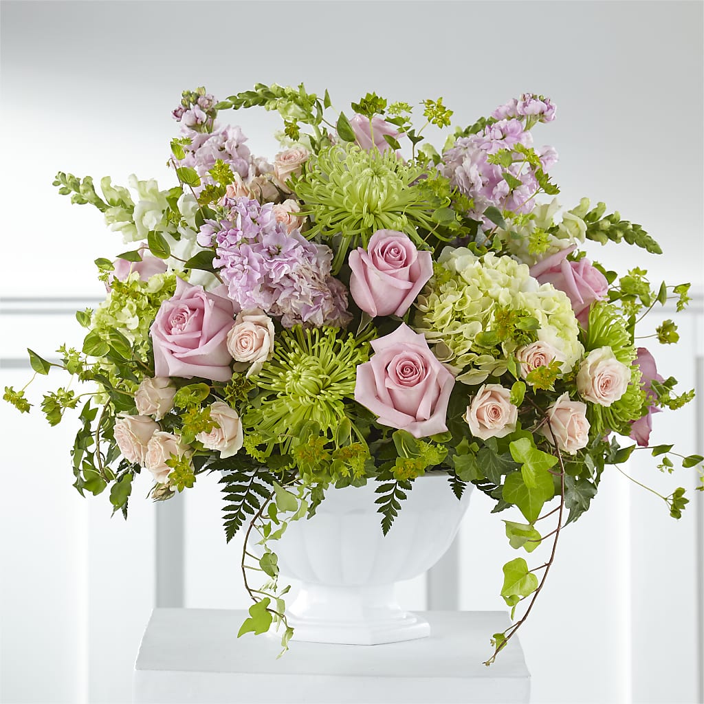 Radiant Embrace Arrangement – Lynchburg Leo Wood Florist, Lynchburg VA