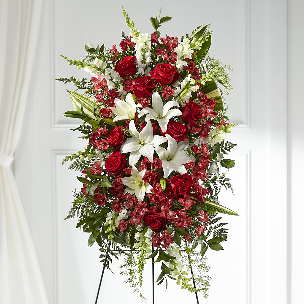 Everlasting Memory Standing Spray – Lynchburg Leo Wood Florist, Lynchburg VA