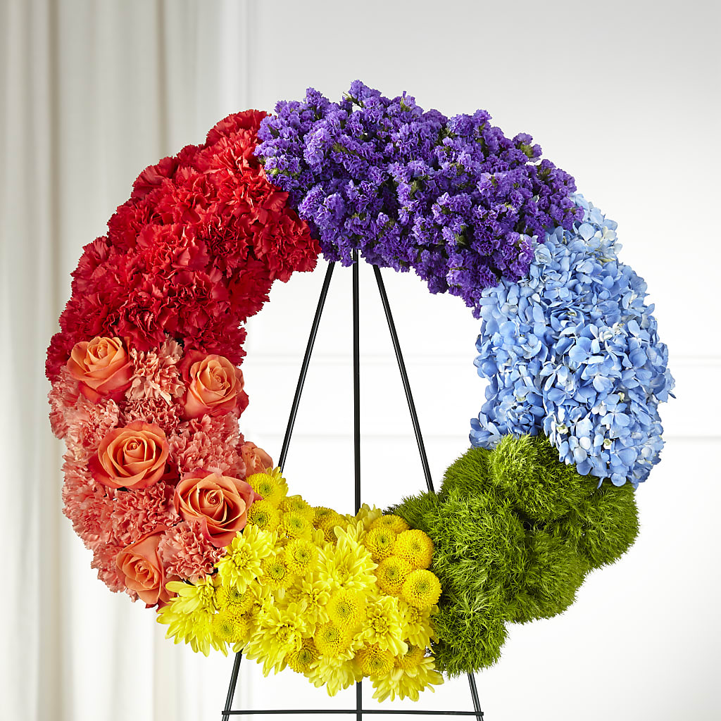 Circle of Love Wreath – Lynchburg Leo Wood Florist, Lynchburg VA