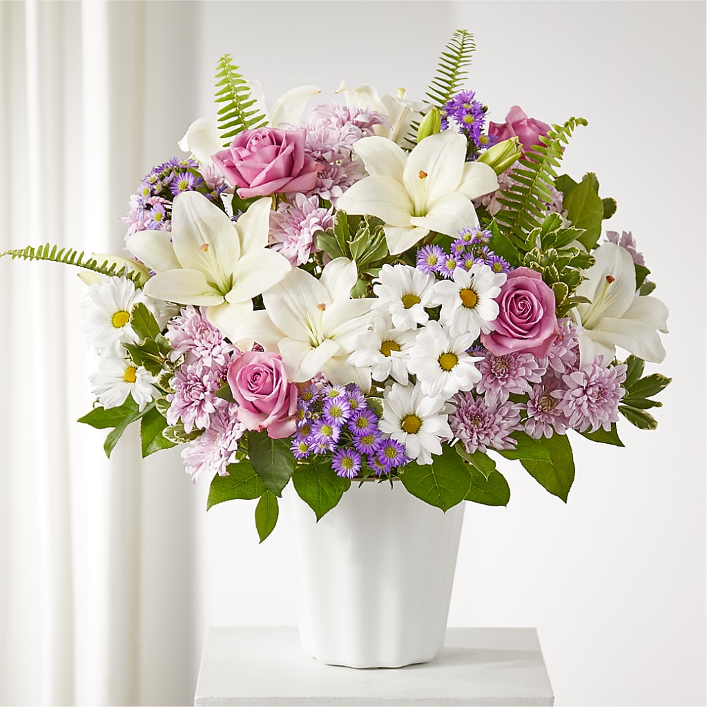 Warmest Thoughts Tabletop Basket – Lynchburg Leo Wood Florist, Lynchburg VA