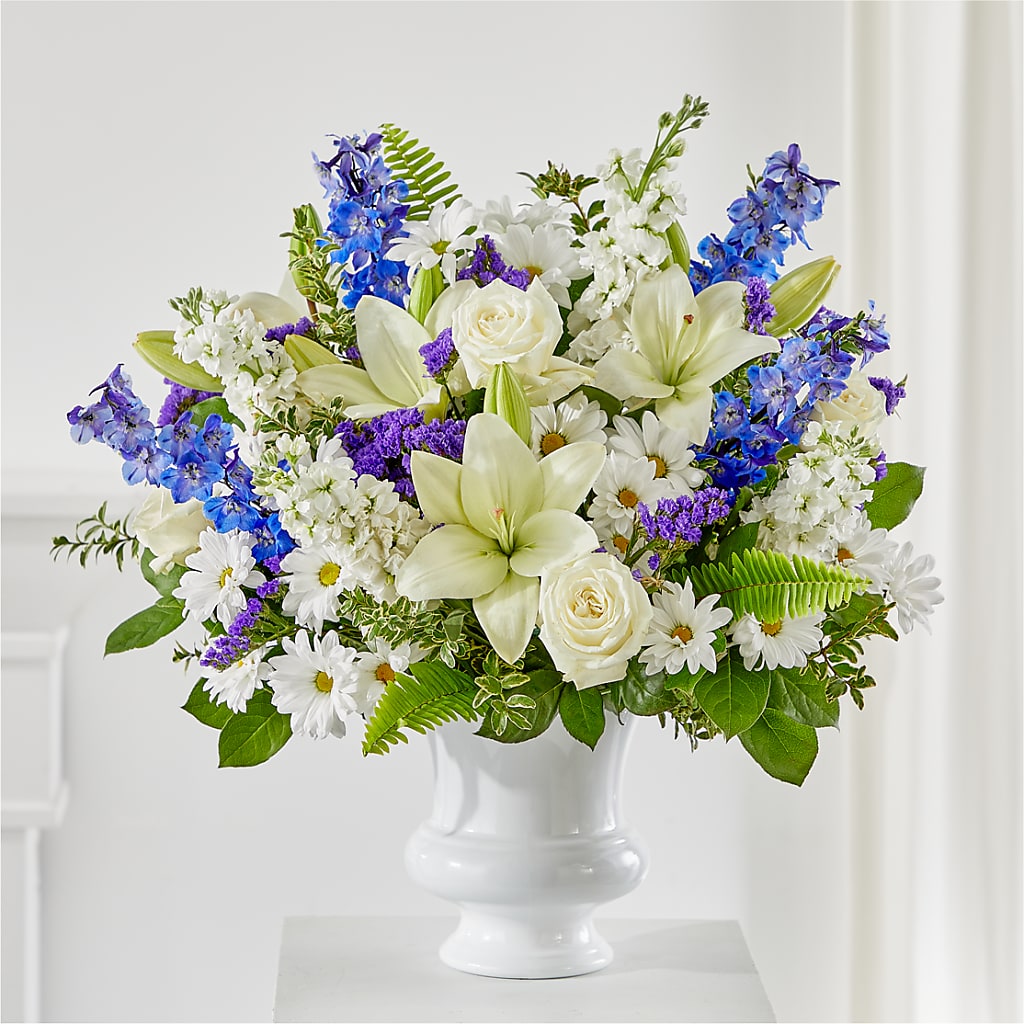 Expressions of Hope Urn Arrangement – Lynchburg Leo Wood Florist, Lynchburg VA