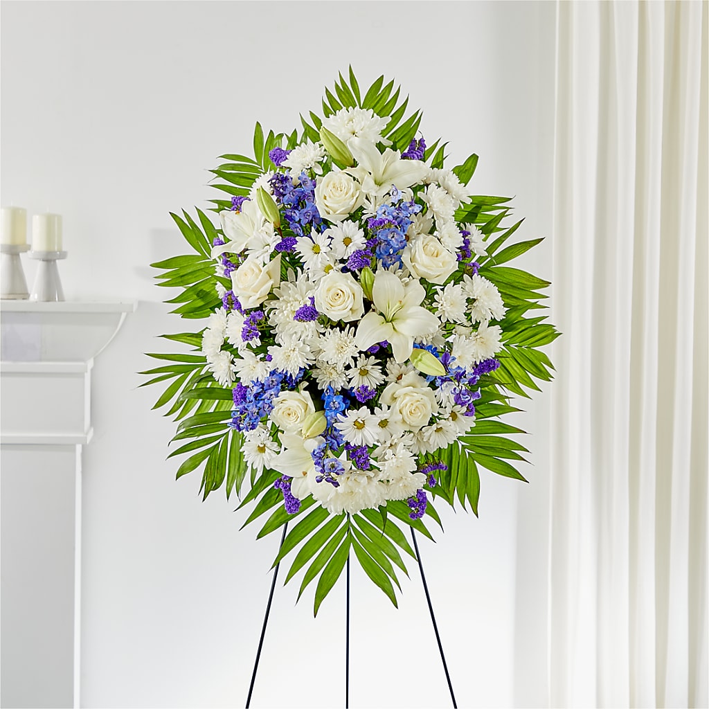 At Rest Standing Spray – Lynchburg Leo Wood Florist, Lynchburg VA