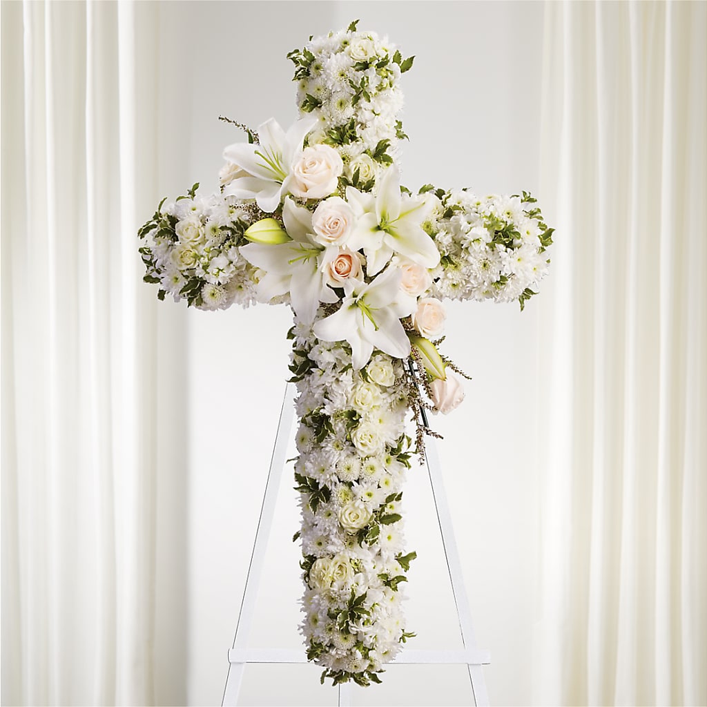 Spiritual Guidance Standing Spray – Lynchburg Leo Wood Florist, Lynchburg VA