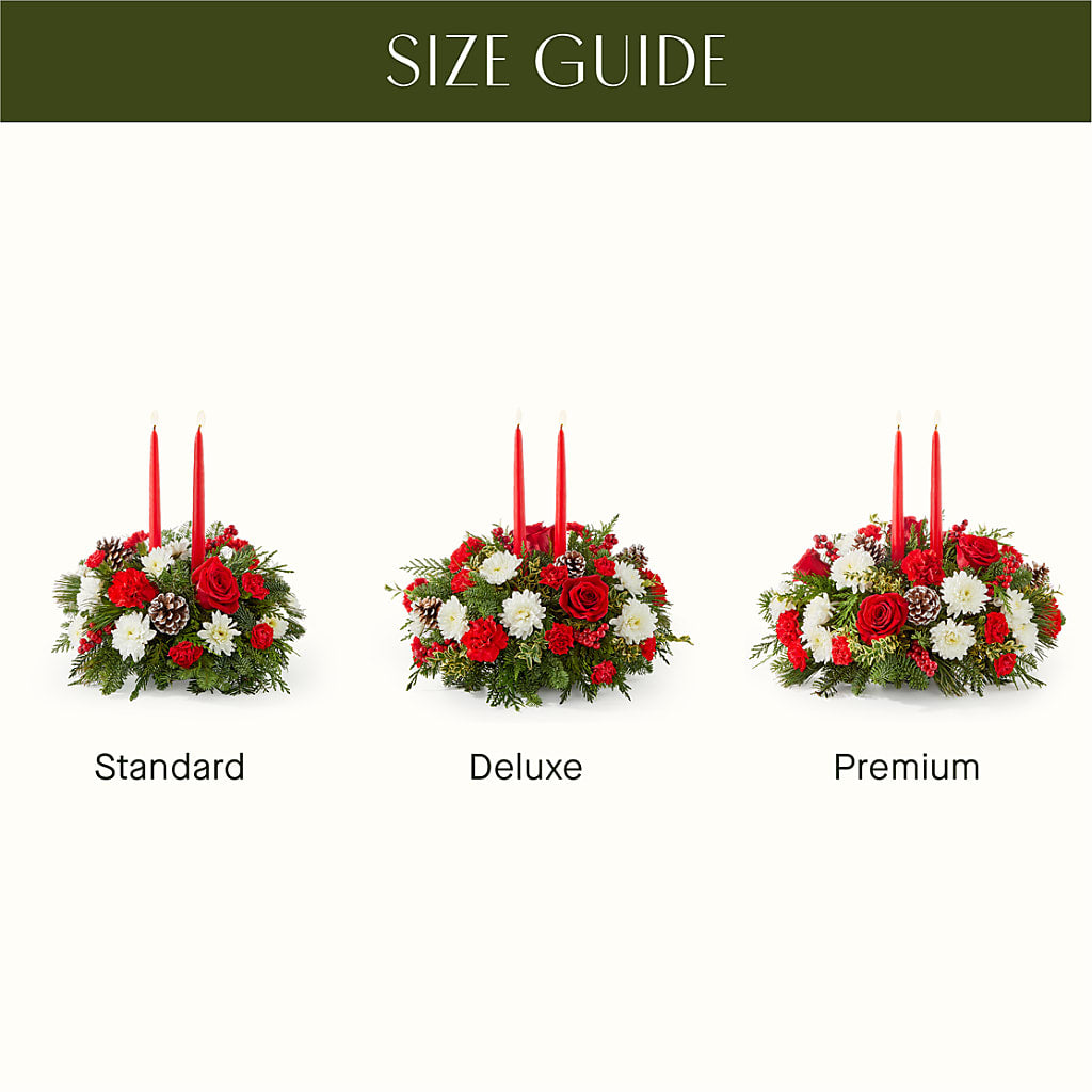 Holiday Soiree Centerpiece – Lynchburg Leo Wood Florist, Lynchburg VA
