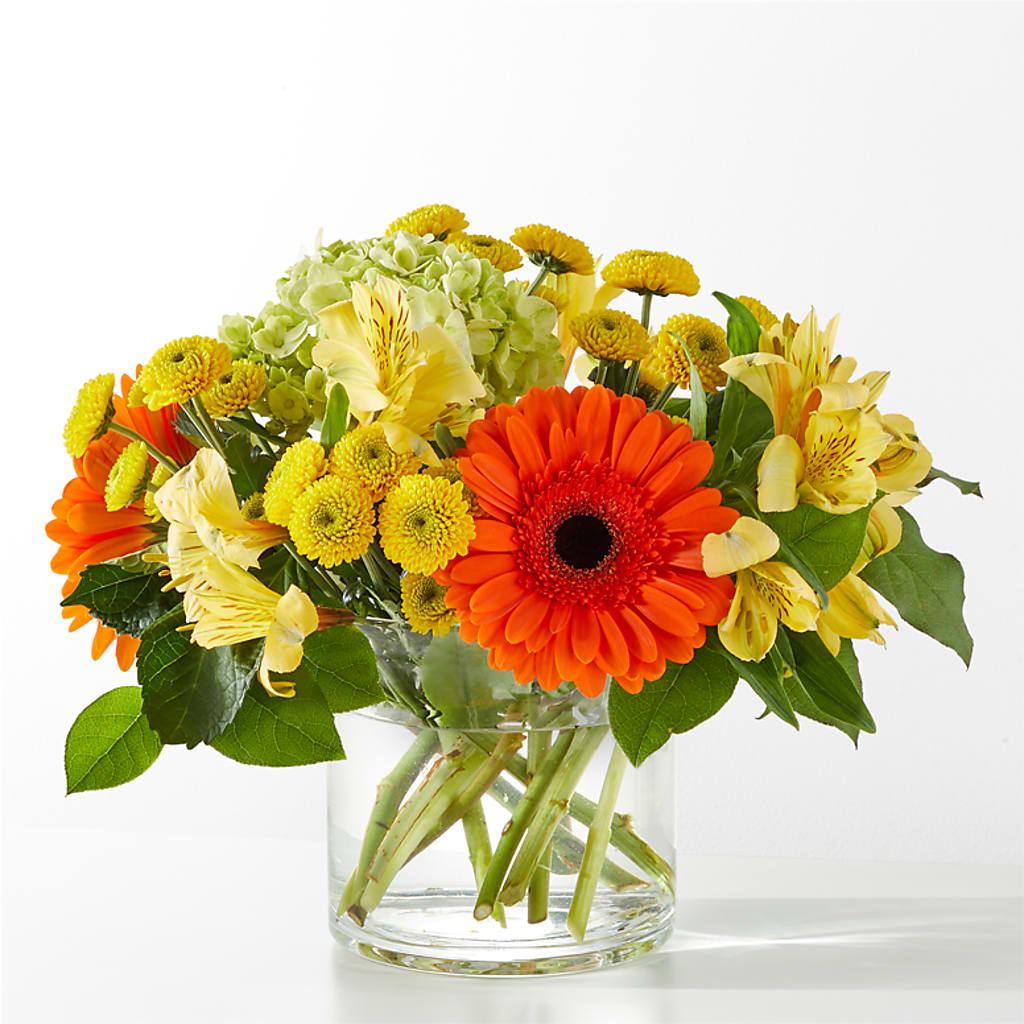 Autumn Sunshine Bouquet – Lynchburg Leo Wood Florist, Lynchburg VA