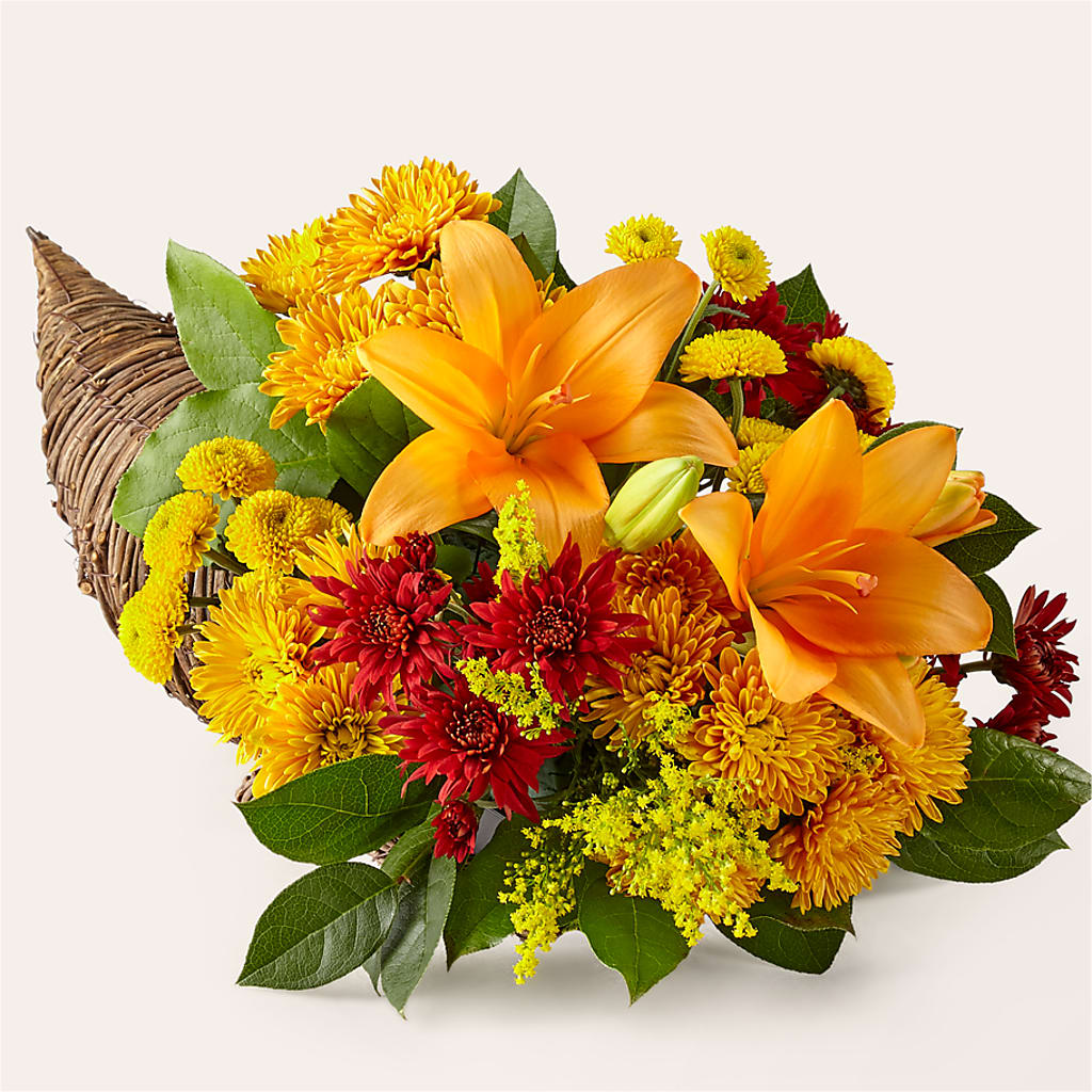 Feast of Color Cornucopia – Lynchburg Leo Wood Florist, Lynchburg VA
