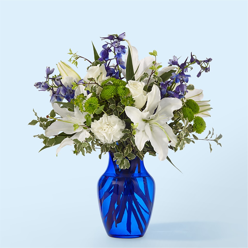 Santorini Bouquet – Lynchburg Leo Wood Florist, Lynchburg VA