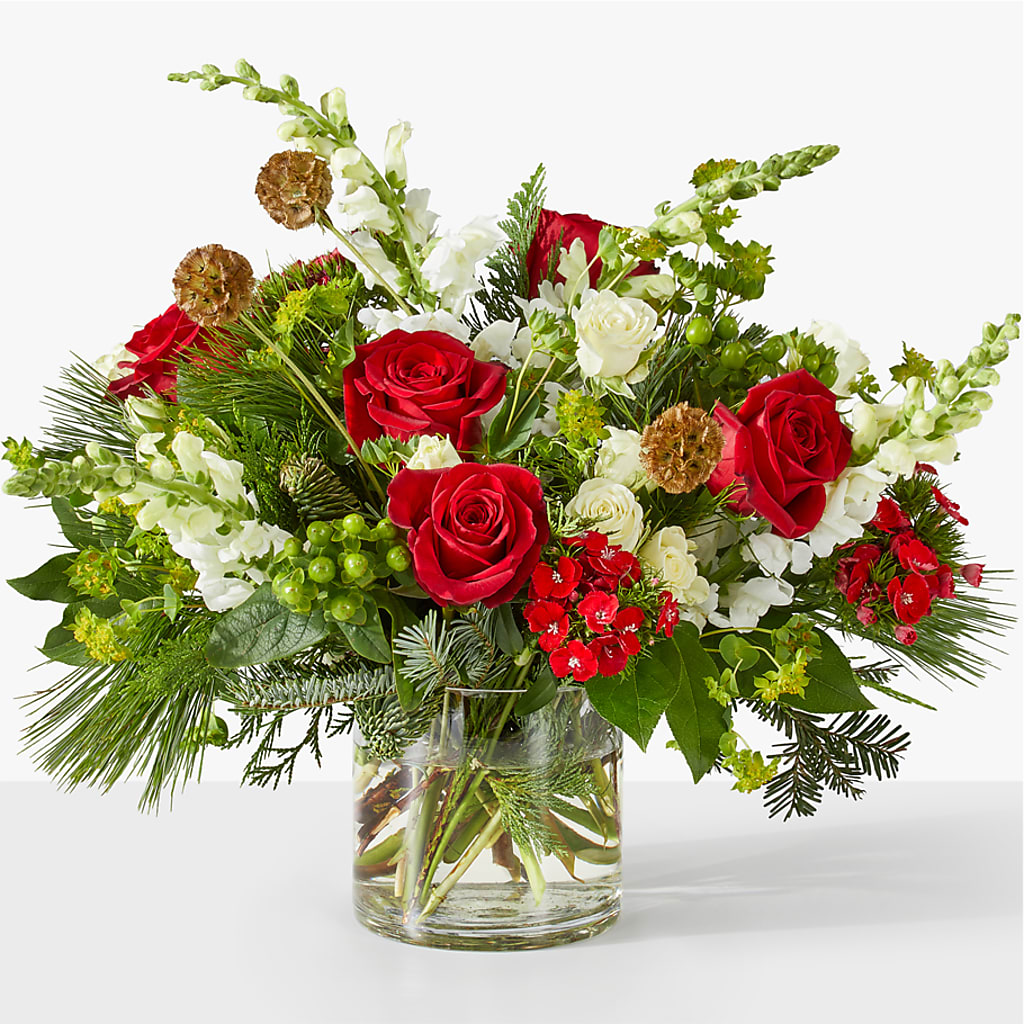 Deck the Halls Bouquet – Lynchburg Leo Wood Florist, Lynchburg VA