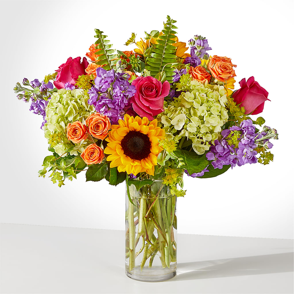 Vibrant Greetings Bouquet – Lynchburg Leo Wood Florist, Lynchburg VA