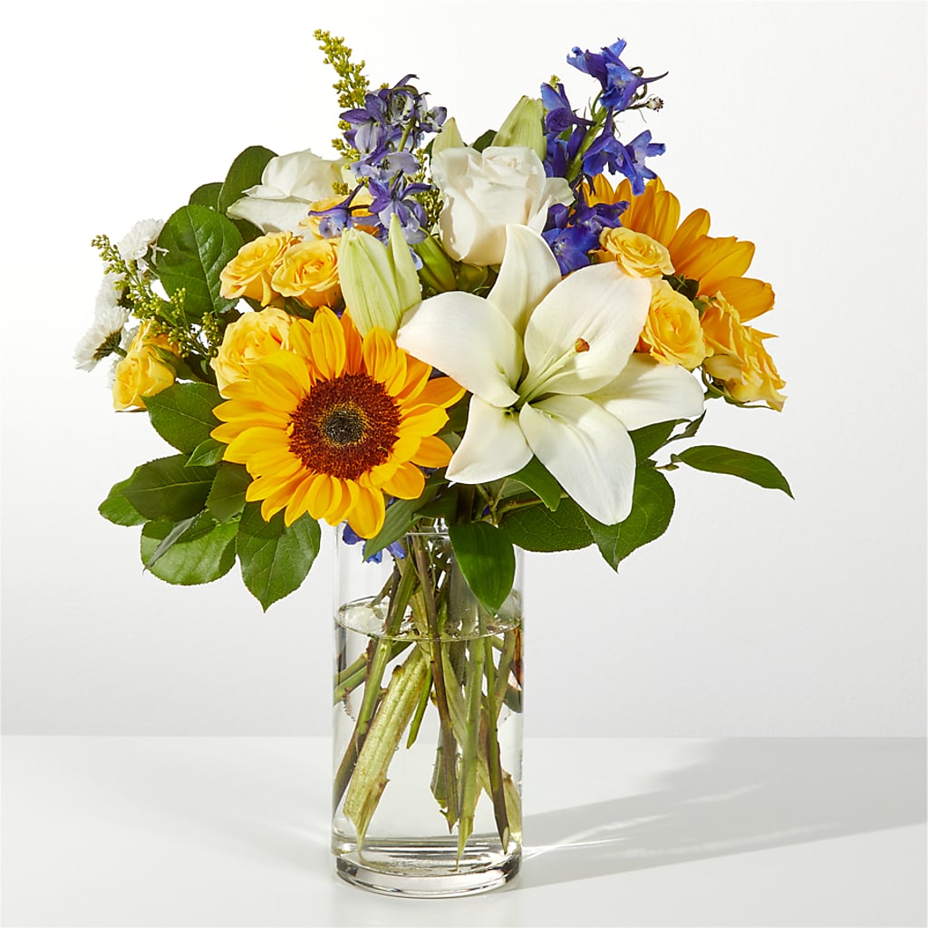 Wonderfully Sunny Bouquet – Lynchburg Leo Wood Florist, Lynchburg VA