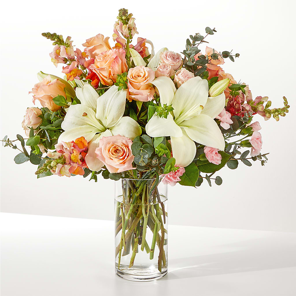 Grapefruit Splash Bouquet – Lynchburg Leo Wood Florist, Lynchburg VA