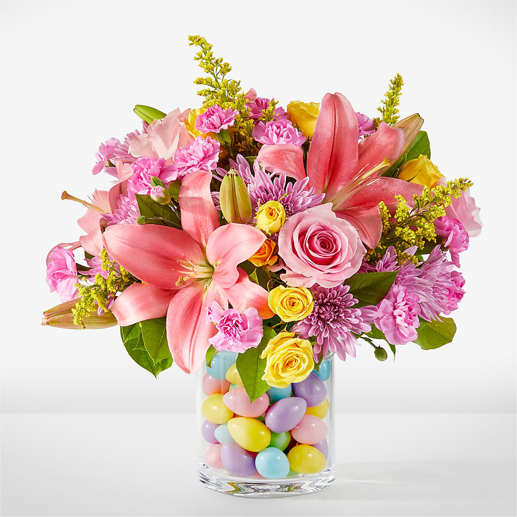 Easter Egg Hunt Bouquet – Lynchburg Leo Wood Florist, Lynchburg VA