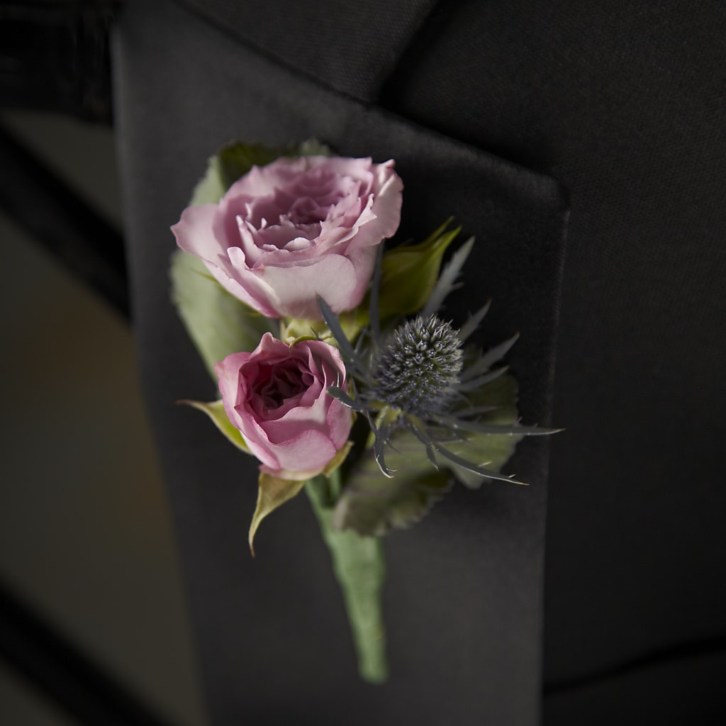 Veronica Boutonniere – Lynchburg Leo Wood Florist, Lynchburg VA