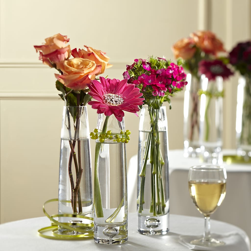 Sparkling Toast Centerpiece – Lynchburg Leo Wood Florist, Lynchburg VA
