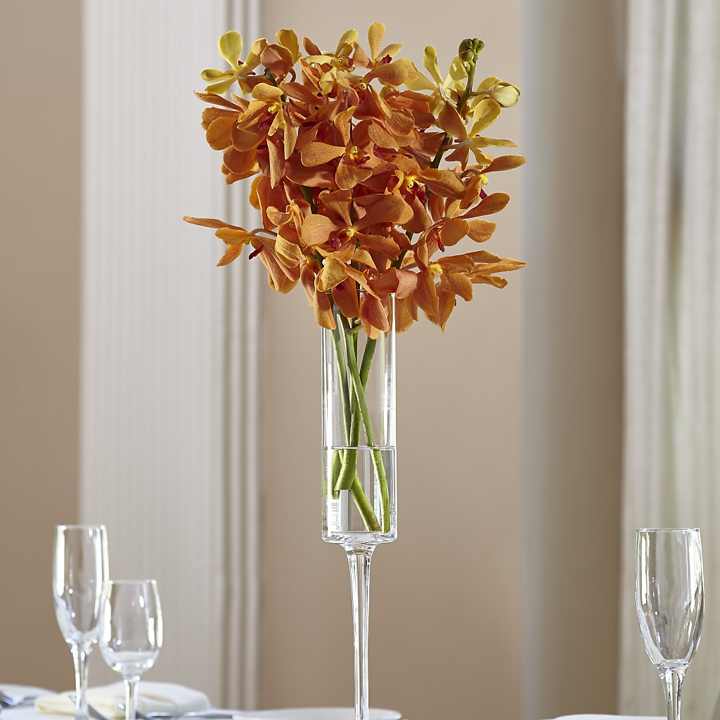 Orange Mokara Bouquet – Lynchburg Leo Wood Florist, Lynchburg VA