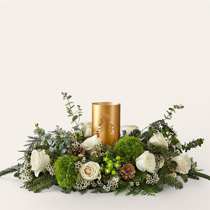 Chestnuts Roasting Centerpiece –  Lynchburg Leo Wood Florist, Lynchburg VA