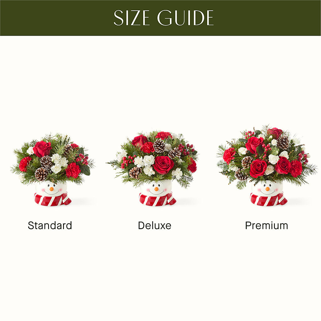 Jolly Snowman Bouquet –  Lynchburg Leo Wood Florist, Lynchburg VA