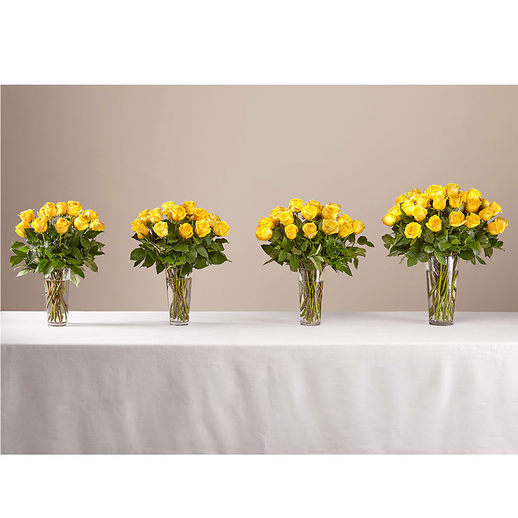 Long Stem Yellow Rose Bouquet –  Lynchburg Leo Wood Florist, Lynchburg VA