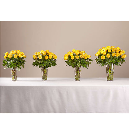Long Stem Yellow Rose Bouquet –  Lynchburg Leo Wood Florist, Lynchburg VA