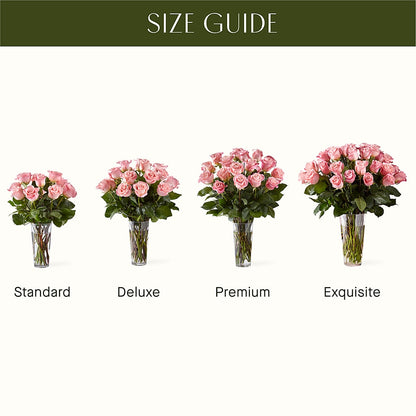 Long Stem Pink Rose Bouquet –  Lynchburg Leo Wood Florist, Lynchburg VA