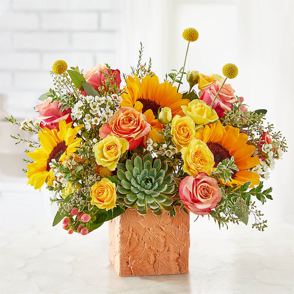Sunflower Season Bouquet –  Lynchburg Leo Wood Florist, Lynchburg VA