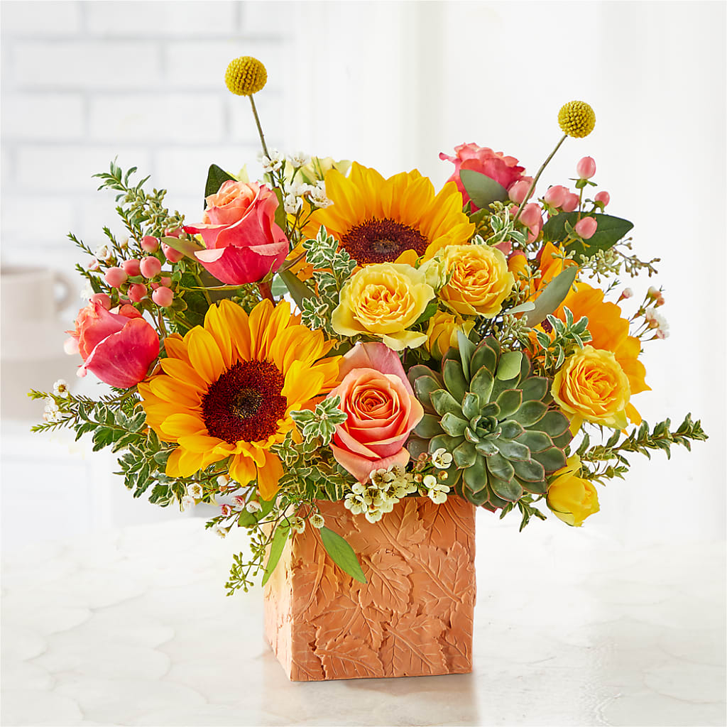 Sunflower Season Bouquet –  Lynchburg Leo Wood Florist, Lynchburg VA